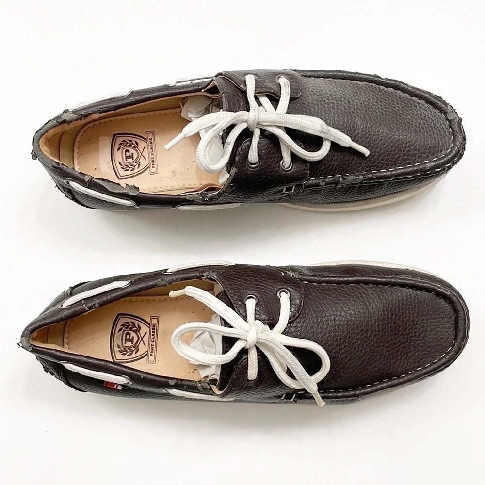 Phat Classic dark brown boat shoes